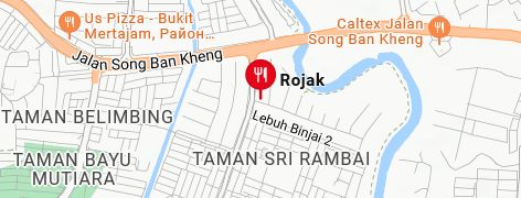 Map of Rojak Penang